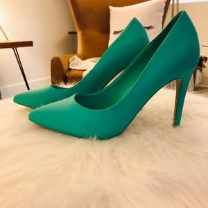 Mint Green Pumps